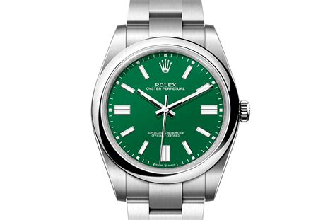 rolex içi yeşil|Rolex Oyster Perpetual 41 Oystersteel çelik, M124300.